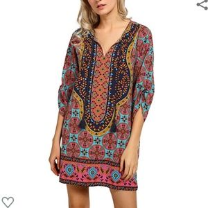 Bohemian Shift Dress
